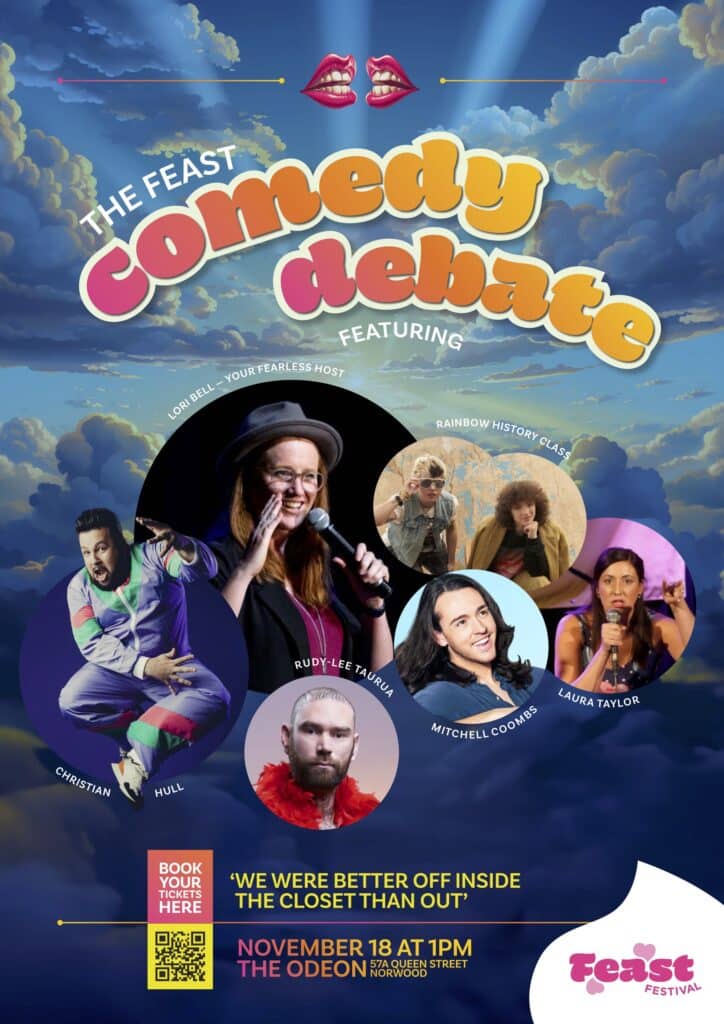 Comedy Debate 2023 Promotional Poster A3