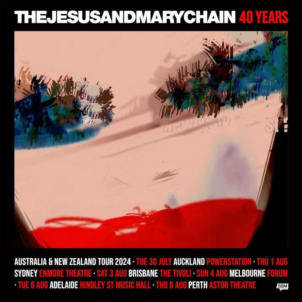 The Jesus and Mary Chain Tour Poster 2024