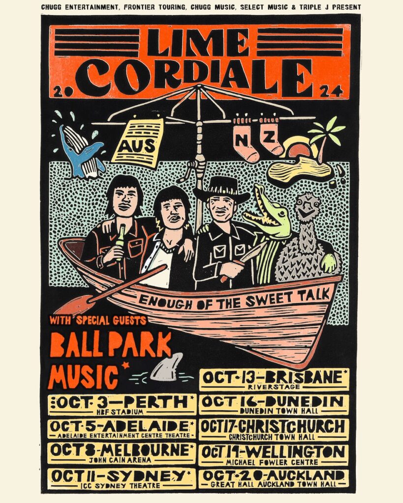 Lime Cordiale Tour Poster 2024