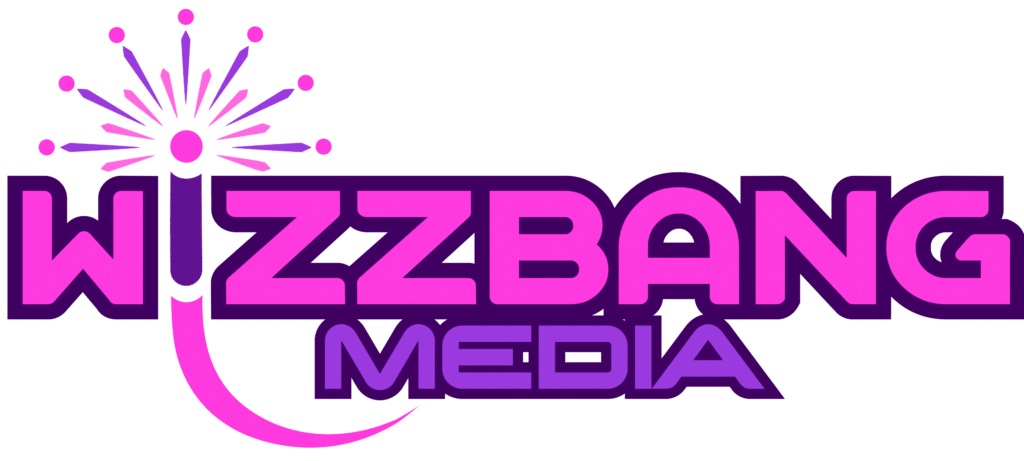 Wizzbang Media Logo Colour Outline
