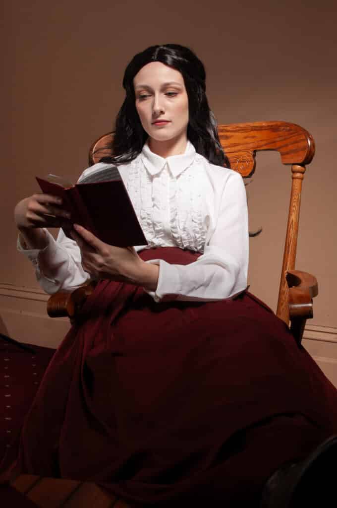 Grace Carter as Jo March Credit Daniel Salmond