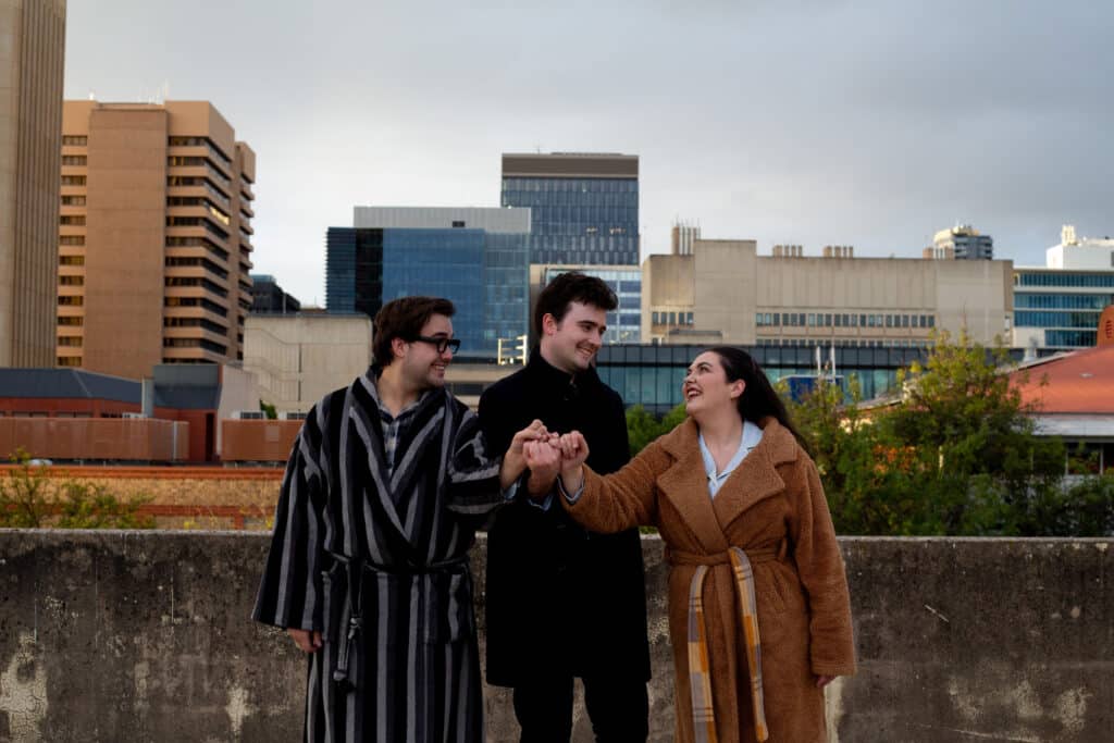 Merrily We Roll Along Deon Martino Williams Nicholas Munday Serena Cann 1