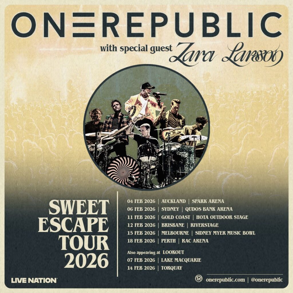 OneRepublic–TheSweetEscapeAustralianTour2026