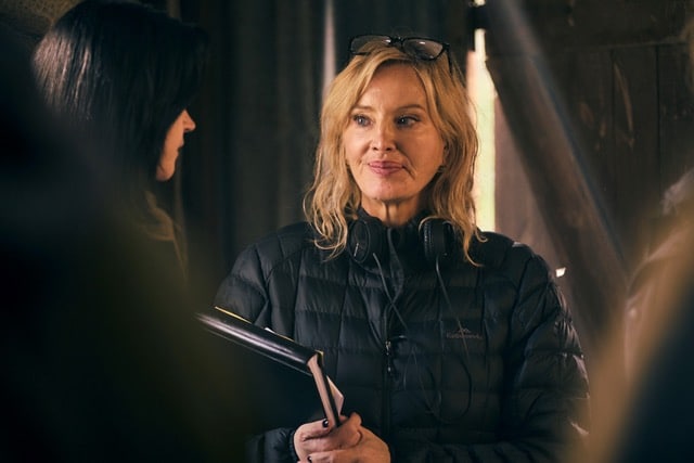 Writer Director MiaKate Russell on set of Penny Lane is Dead Credit Ian Routledge