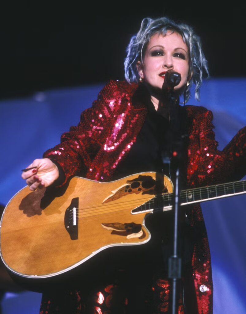 cyndi lauper during cyndi lauper opens for cher do you news photo 1684252182