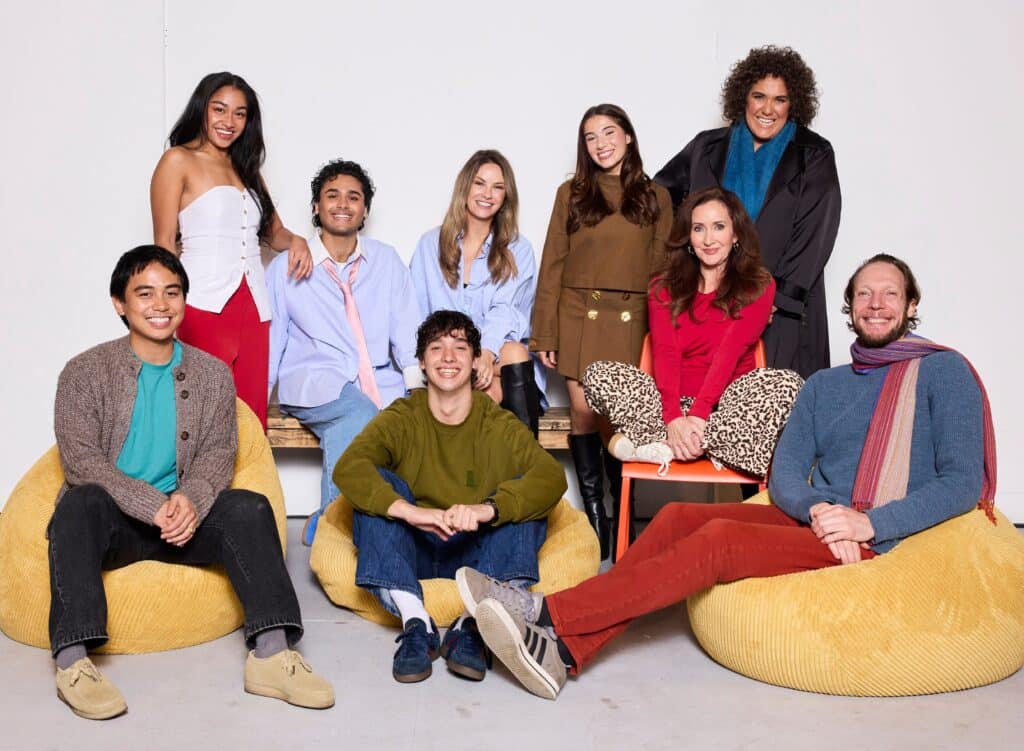 Marty Alix Allycia Angeles Allycia Angeles Jacob Rozario Christie Whelan Browne Alana Iannace Casey Donovan Marina Prior Darcy Wain Nathan OKeefe. Photo by Claude Raschella