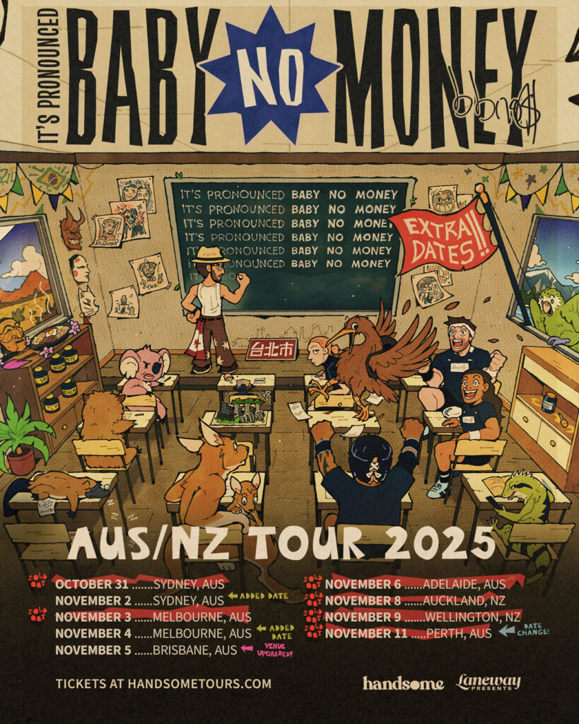 BBNO AUNZ 25 NAT 4x5 NEW SHOWS