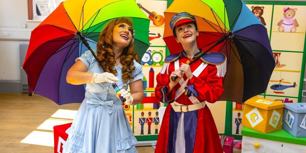 user crop Meg and Penny Umberellas