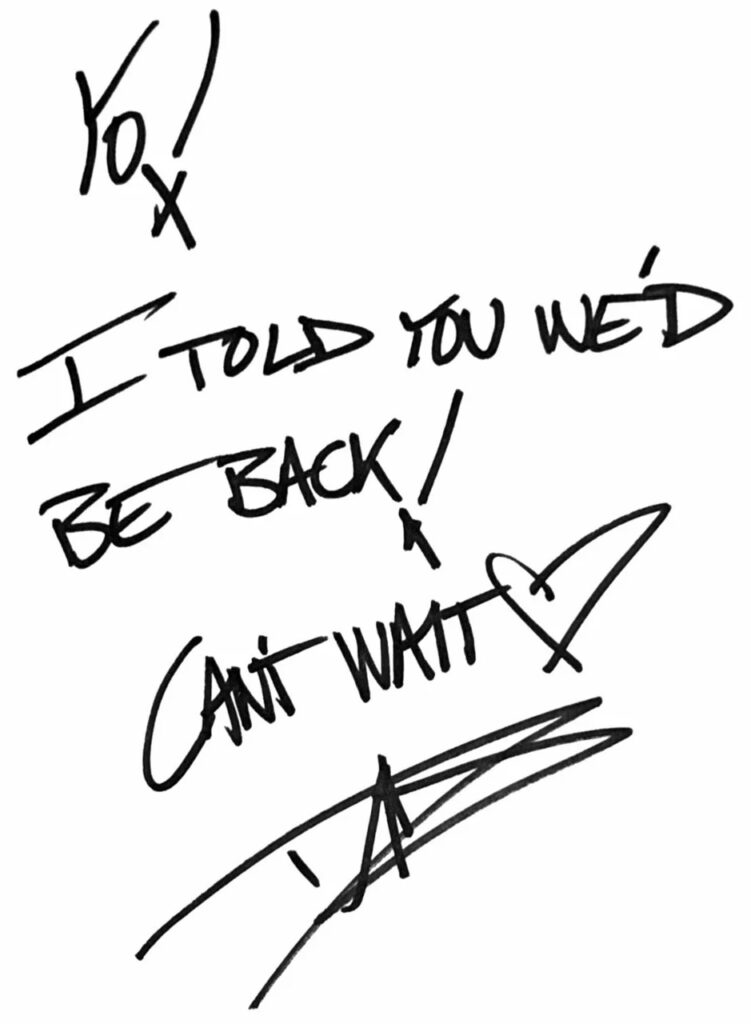 Dave Grohl whiteboard message copy