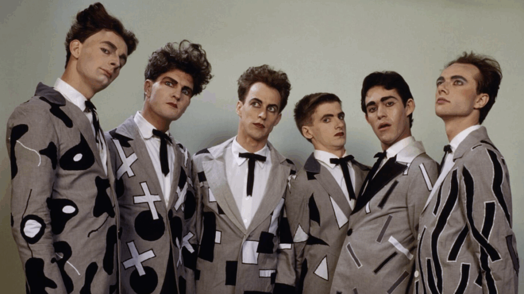 Split Enz B W Suits official tour image