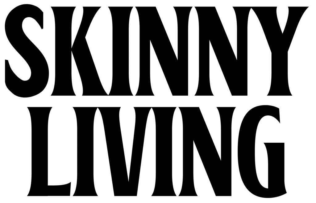 Skinny Living 2024 Logo Black Alt